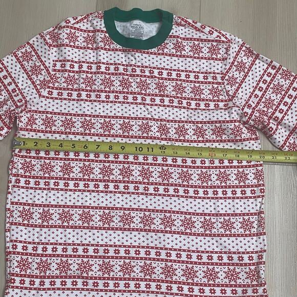 Carter’s Adult Unisex Christmas Pajama Set – Sz XXL – Red/White Snowflake Print - Picture 4 of 9